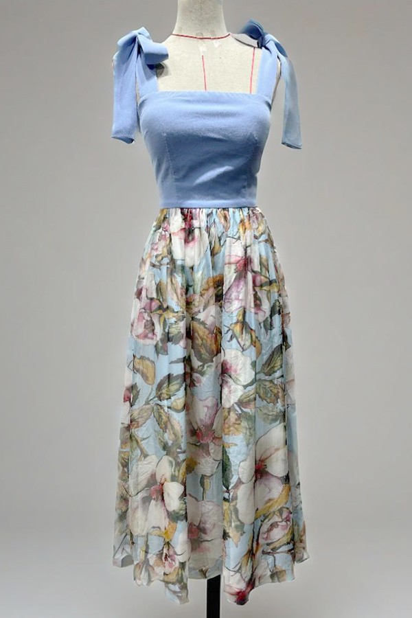 Spaghetti Strap Floral Sundress